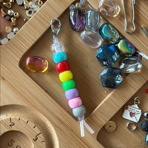 🦖Handmade Colorful Keychain or Backpack Accessory